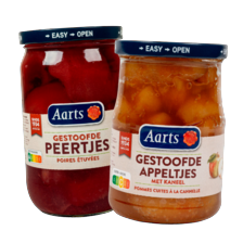 Aarts peren of gestoofde appeltjes
